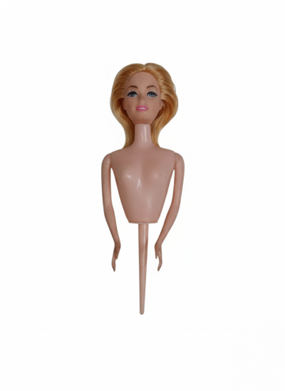 Barbie Doll Cake Topper ​Title: Blonde Barbie Doll Cake Topper for Custom Cakes - NoboDokan