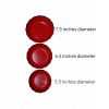 RFL Bakul Bowl 3pcs Set Size Measurement - 5.5, 6.5, and 7.5 inches diameter.