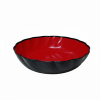 RFL Bakul Melamine Bowl Side View - Red and Black Design.