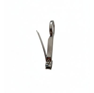 A vertical shot of a portable magnifying glass tool combined with fine-point tweezers for detailed work.